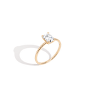 Emerald-Cut Solitaire Diamond Ring