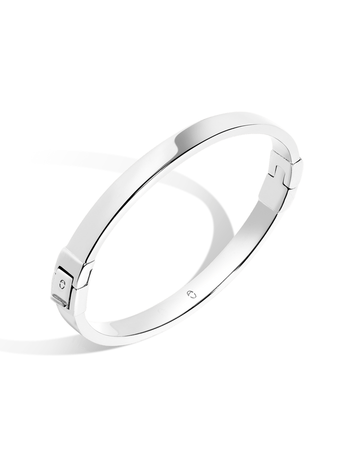 Classic Gold Hinged Bracelet Vermeil 14K 18K White Gold S/M M/L First