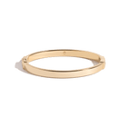 Classic Gold Hinged Bracelet