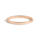 Classic Gold Hinged Bracelet