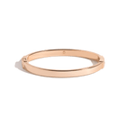 Classic Gold Hinged Bracelet