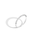 Half-Studded Prong Diamond Gold Band