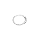 Half-Studded Prong Diamond Gold Band