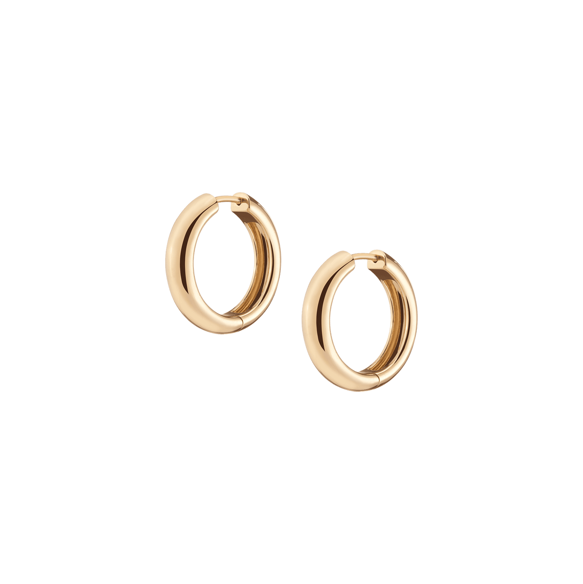 Aurate New York Hoop Earrings, 18K White Gold