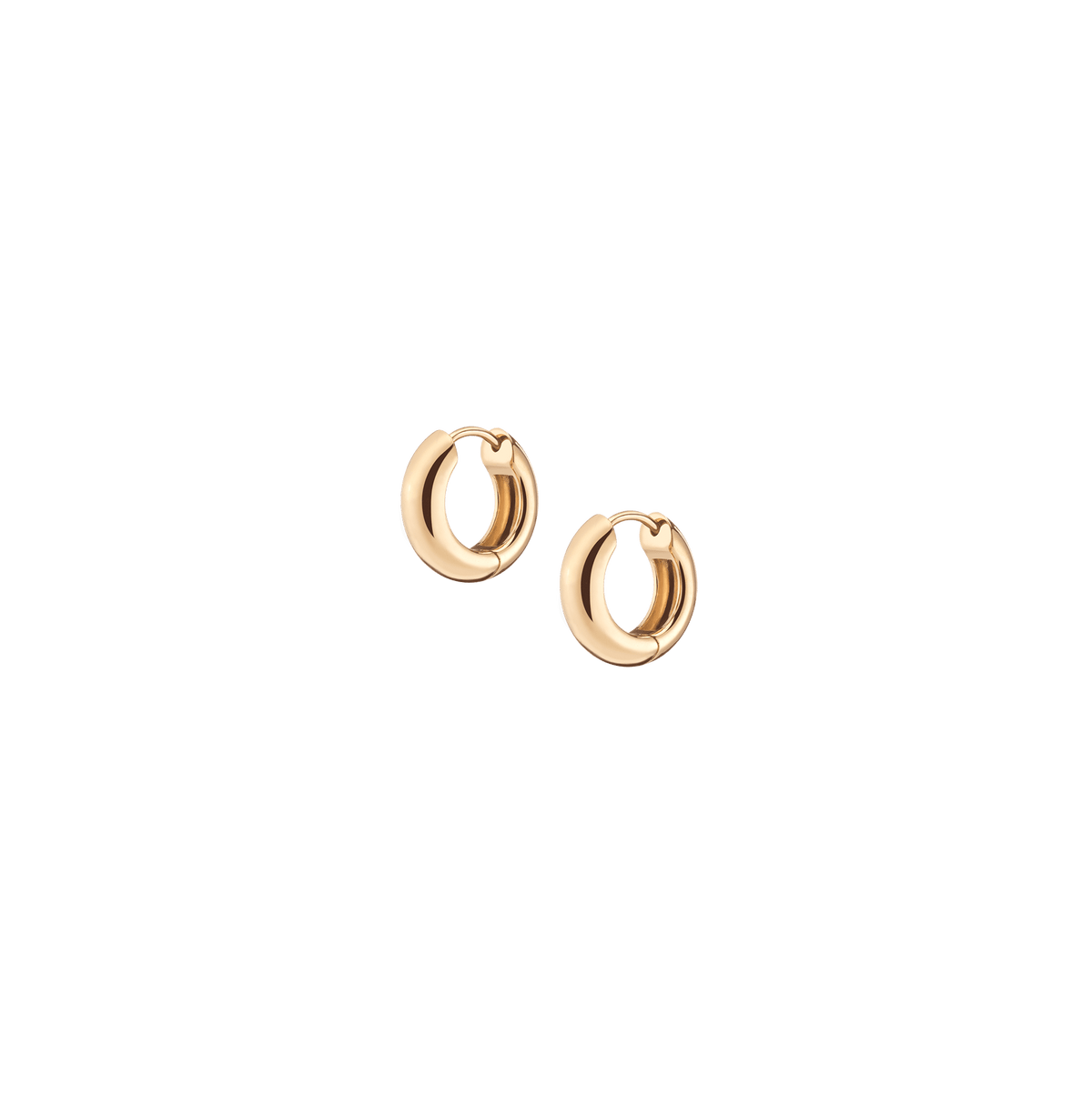 18kt yellow fine gold single stone hoops earring excellent brides made  clip on earring Huggie Hoop Earrings jewelry gifting ho69  TRIBAL  ORNAMENTS