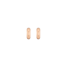 Small Chunky Hinged Hoop Earrings