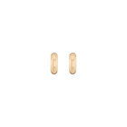 Small Chunky Hinged Hoop Earrings