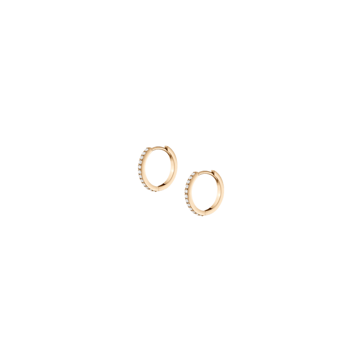 14K 18K Yellow Gold Single Pair 12mm