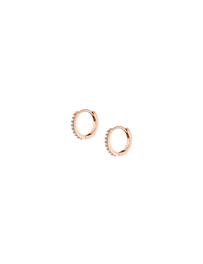 14K 18K Rose Gold Single Pair 10mm First