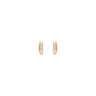 Crossover Huggie Earrings