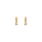 Crossover Huggie Earrings