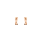 Crossover Huggie Earrings