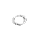 Diamond Crossover Ring