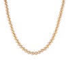 Gold Ball Necklace - 6mm Vermeil Yellow Gold 16.5in 18in First