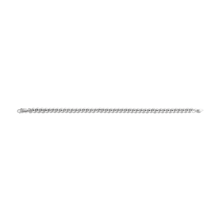 Gold Ball Bracelet Vermeil White Gold 6.5in 7in 7.5in 4 mm