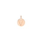 Story in Gold Engraved Pendant