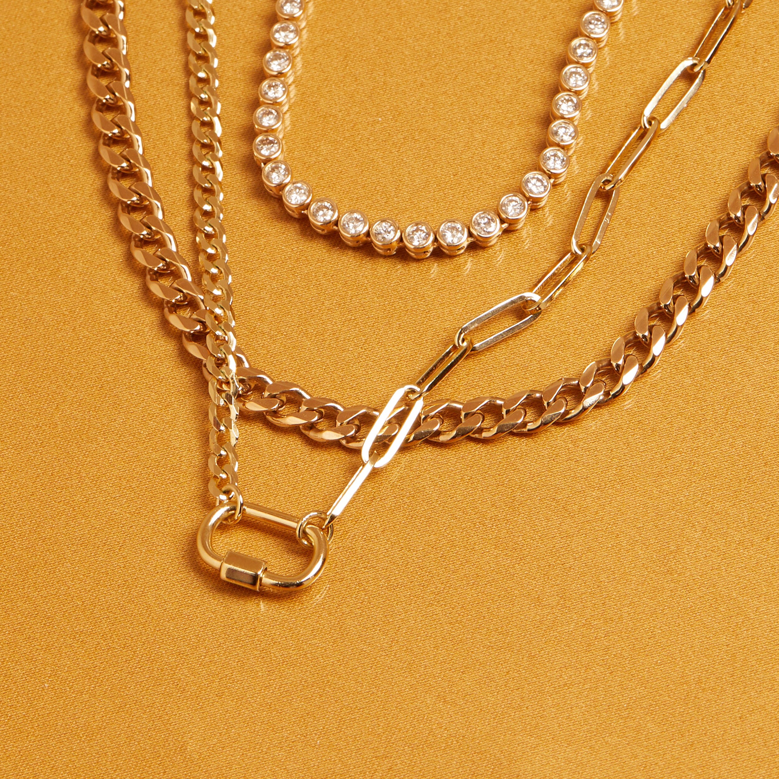 AURATE X KERRY: Lioness Chain Necklace