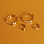 Diamond Crossover Huggie Earrings