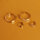 Diamond Crossover Huggie Earrings