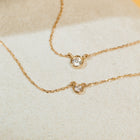 Mini Diamond Bezel Necklace