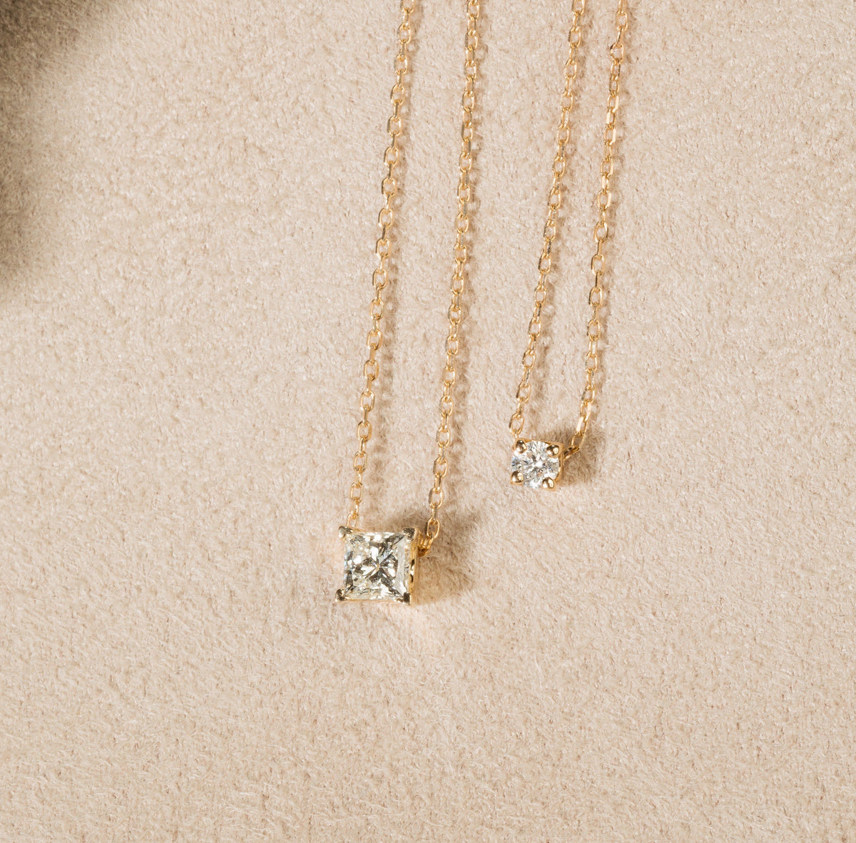 Aurate New York Pavé Diamond Teardrop Necklace, 14K Rose Gold