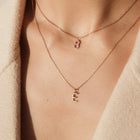 Classic Diamond Letter Pendant