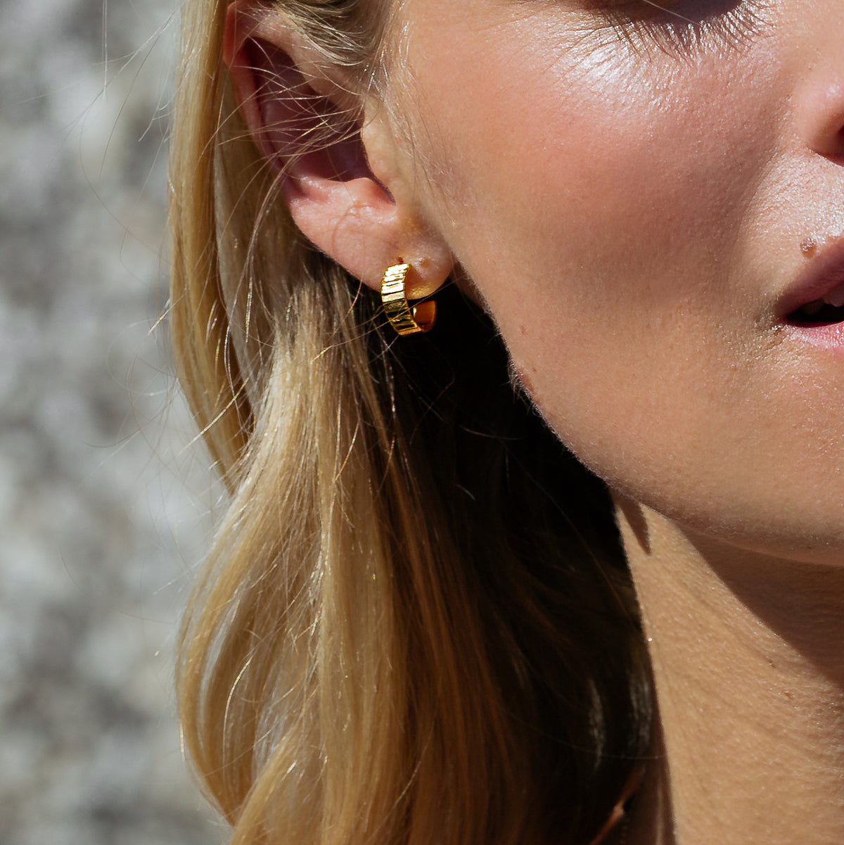 Infinity Huggie Earrings