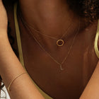 Classic Diamond Letter Pendant