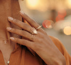 Deco Fan Pearl Ring