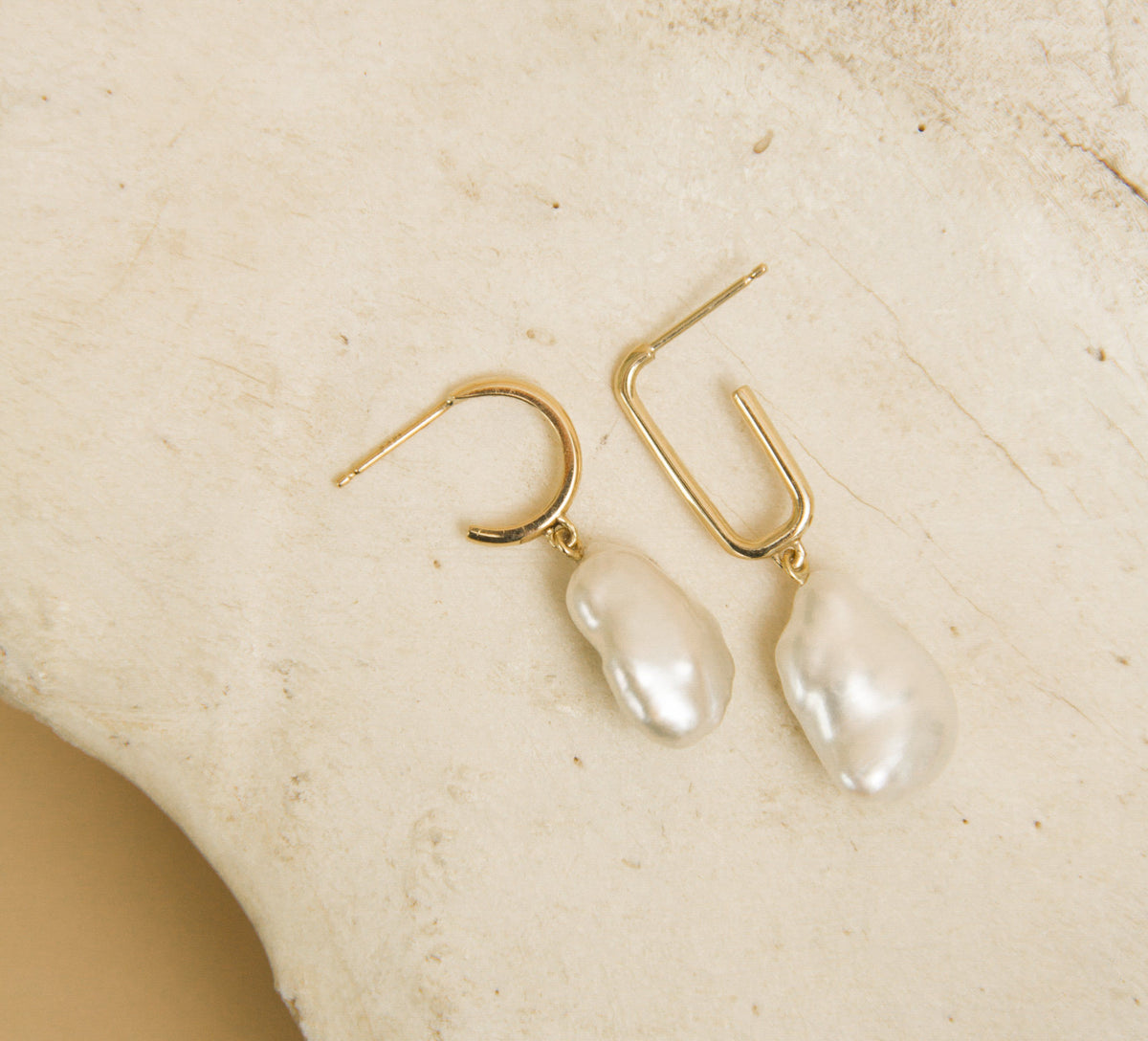 Aurate New York Proud Diamond Pearl Earrings, 18K Yellow Gold