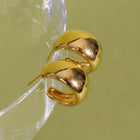 Gold Smooth Arch Hoops Small