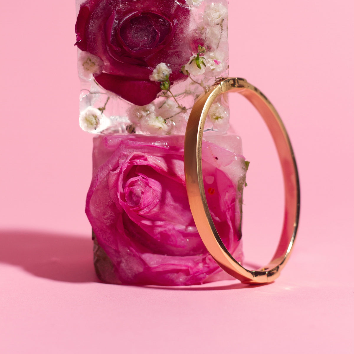 Classic Gold Hinged Bracelet