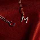 Classic Diamond Letter Necklace