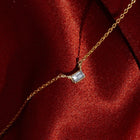 Baguette Diamond Necklace