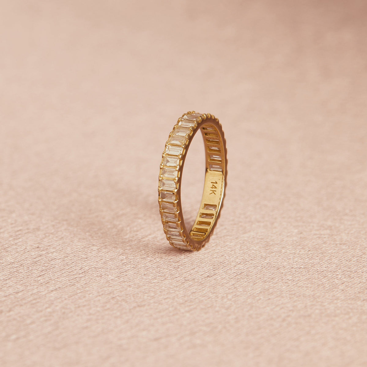 Bold Diamond Baguette Ring