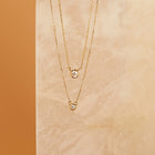 Mini Diamond Bezel Necklace