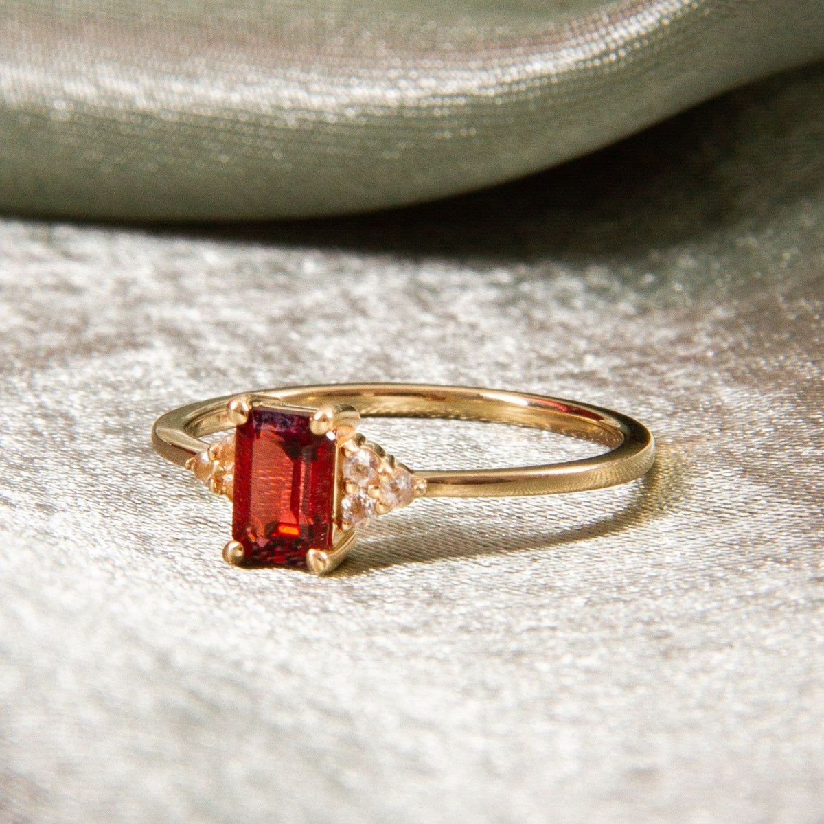 Vintage-Inspired Emerald Cut Ring