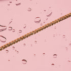 Large Gold Curb Chain Necklace