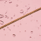 Large Gold Curb Chain Necklace