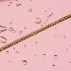 Large Gold Curb Chain Anklet