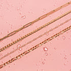 Large Gold Curb Chain Anklet