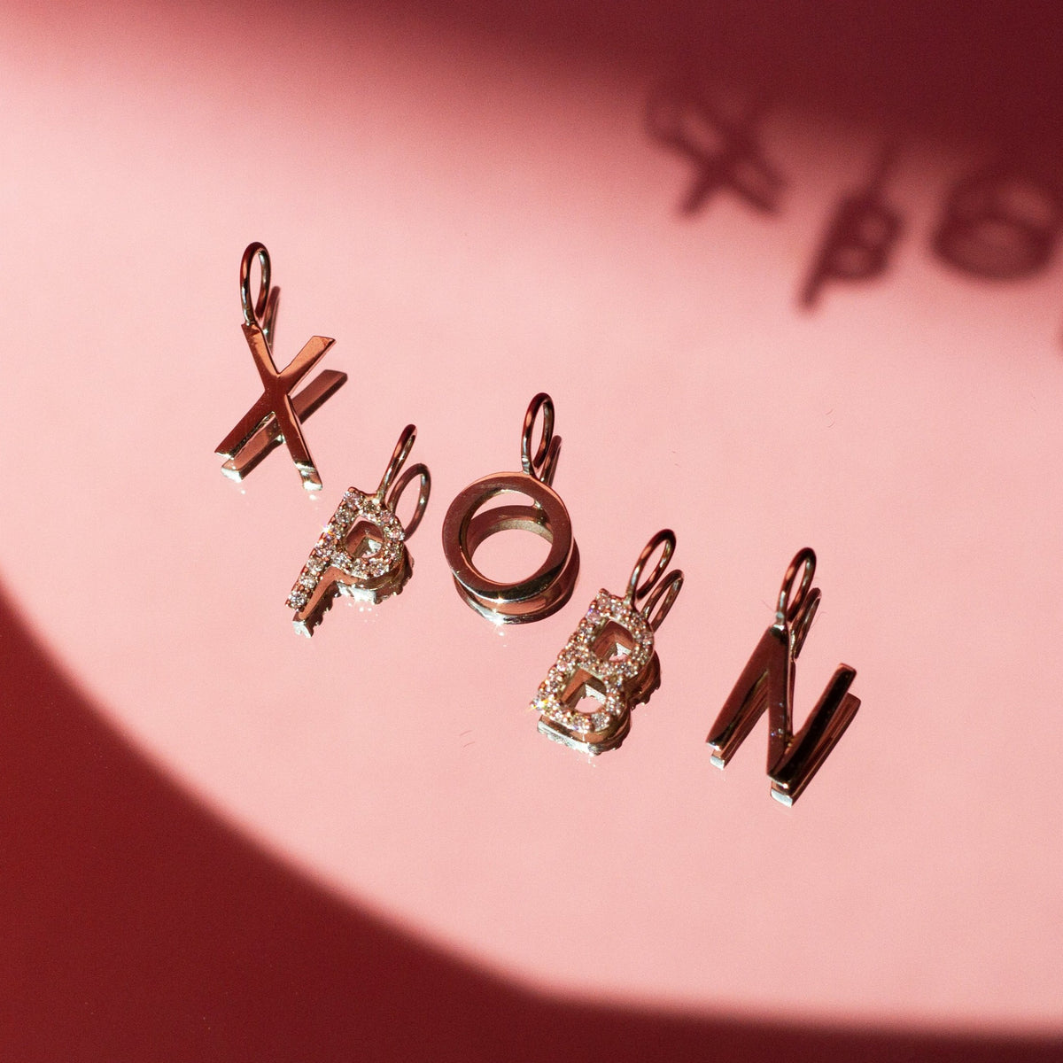 Classic Diamond Letter Necklace