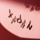 Classic Diamond Letter Necklace