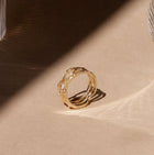 AURATE X KERRY: Venus Tri Gold Ring