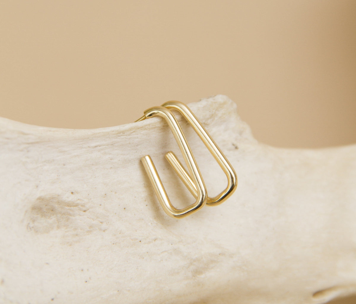 Aurate New York Twist Hoop Earrings, Vermeil Yellow Gold