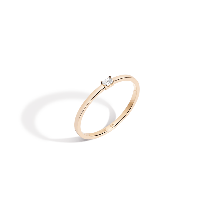 Solo Baguette Diamond Ring