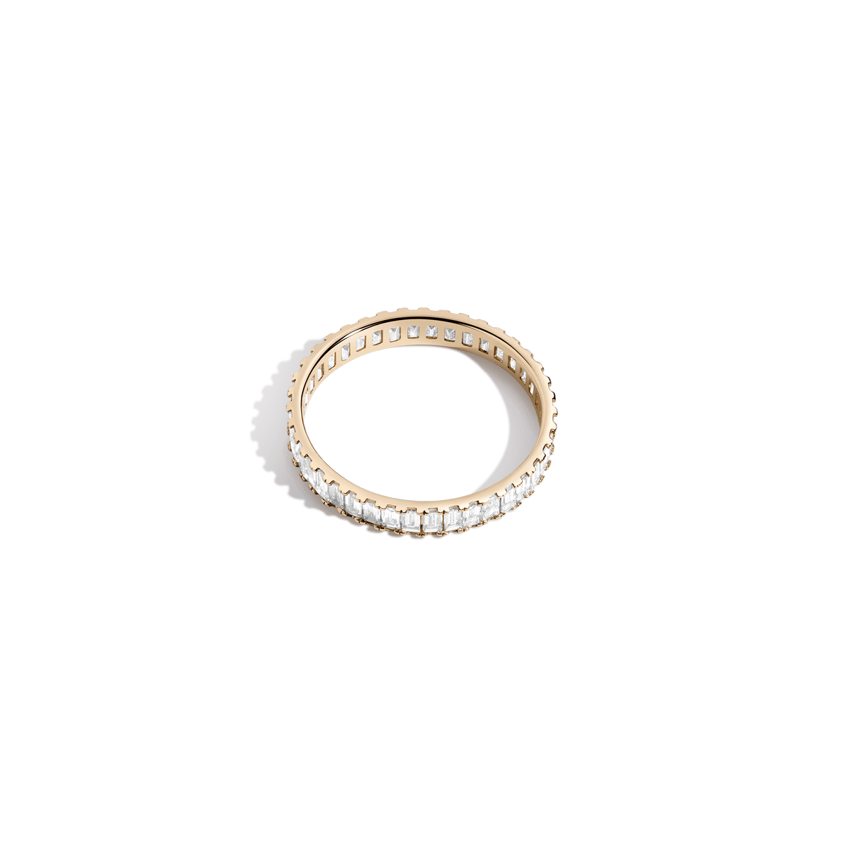 Aurate New York Bold Diamond Baguette Ring, 18K White Gold, Size 6