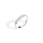 Bold Half Diamond Baguette Ring