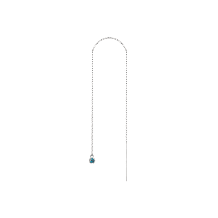 Birthstone Ear Chain Threader