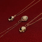 Infinity Locket Pendant in Yellow Gold